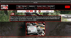 Desktop Screenshot of gero-powerquads.de