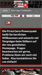 Mobile Screenshot of gero-powerquads.de