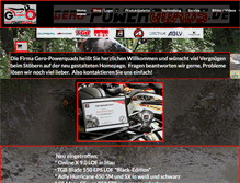 Tablet Screenshot of gero-powerquads.de